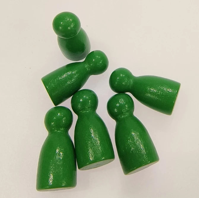 100 Pcs/Set 24*12mm Chess Pieces Board Games Accessories Marking Color Wooden Pieces