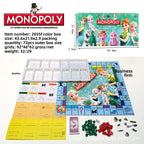 Hot French Monopoly World Tour Board Game Russian Cards