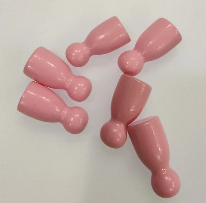 100 Pcs/Set 24*12mm Chess Pieces Board Games Accessories Marking Color Wooden Pieces