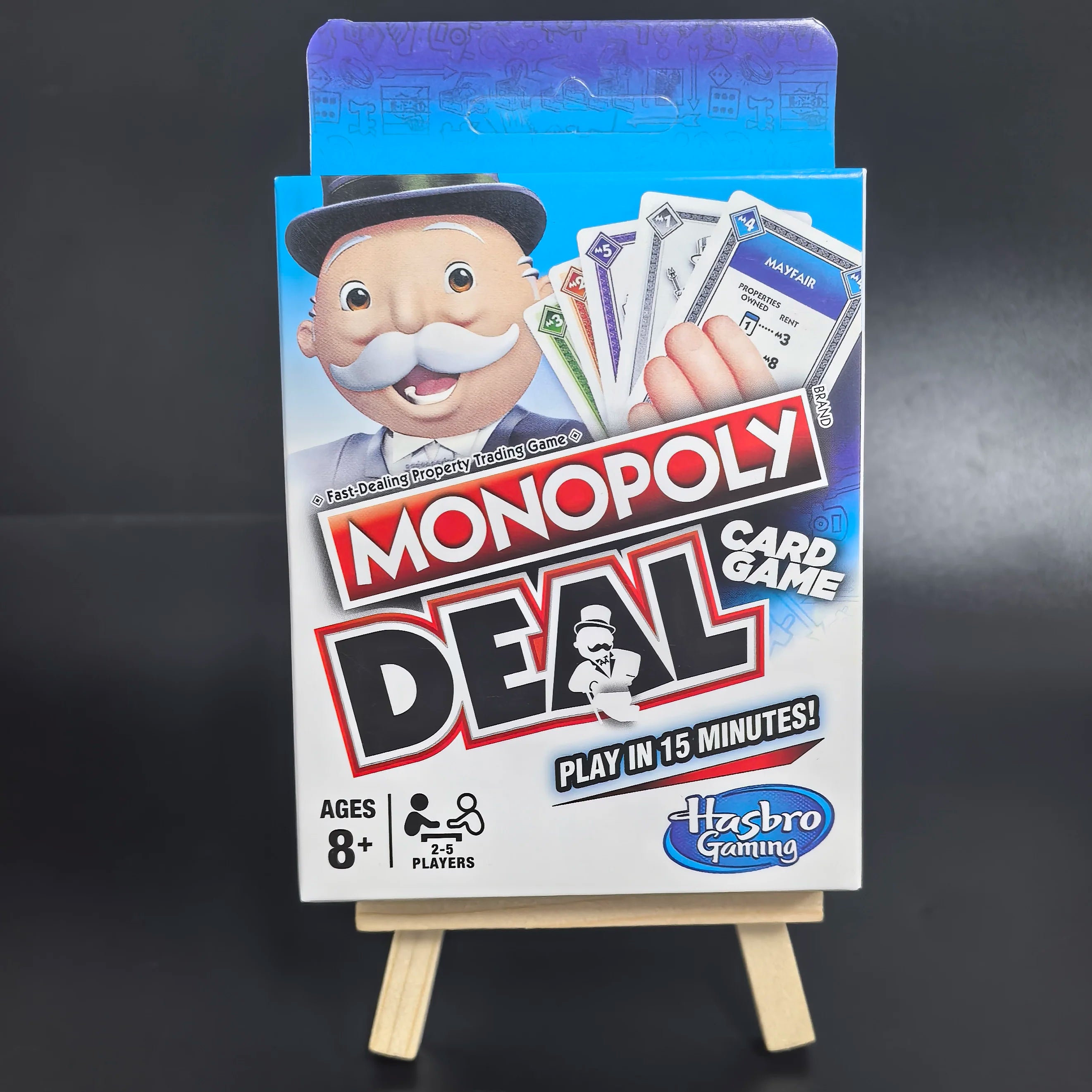 Monopoly Deal Card Game English Version Quick-Playing Card Game for Battle Kids Board Game Puzzle Poker Christmas Birthday Gift