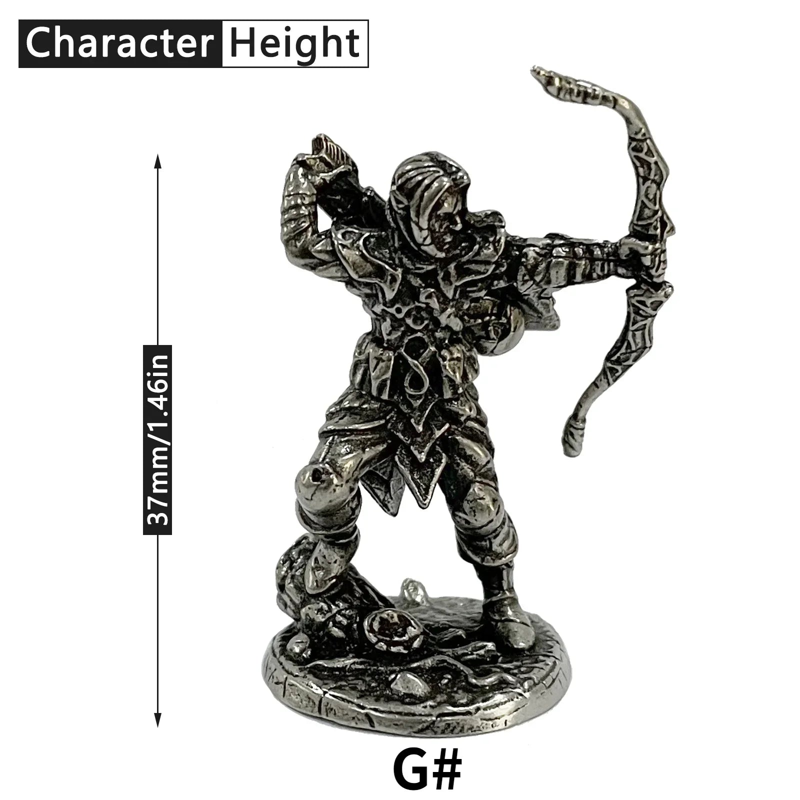 1PCS War Chess Table Game Ornaments Decorations Crafts Copper Undead Skeleton Soldiers Dolls Army Legion Model Toy Figurine