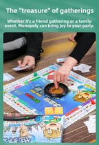Monopoly Luxury Edition Classic Board Game World Tour for Adults Children's Gift Ideal for Fly Fun And Eonal Play