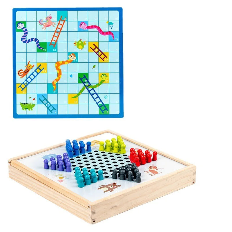 Large flying chess checkers and children's multi-function Gozi chess fighting beast chess army chess elementary school students