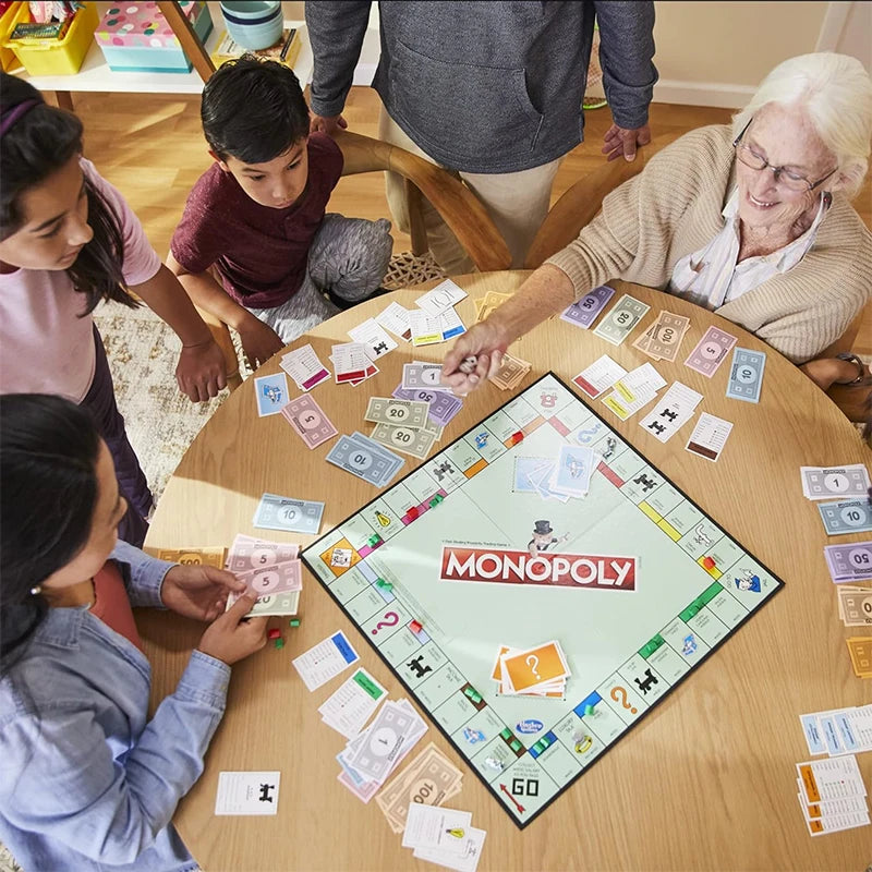 Hasbro Real Estate Tycoon Monopoly Monopoly Tabletop Game Classic Edition C1009 Ages 8 and Up 2-6 Players Entertainment