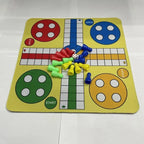 Plastic Flying Chess with Mouse Pad Chessboard 24cm A Set about 110g Family & Friends Entertainment Interactive Games