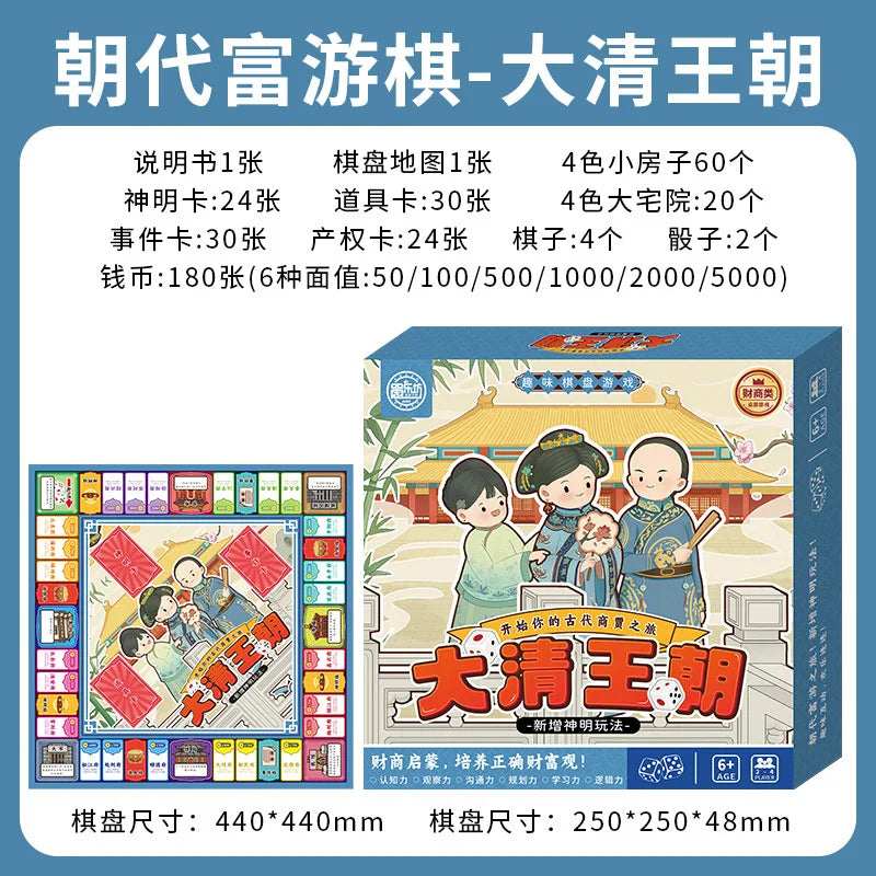 Rich Game Monopoly Kids Classic Deluxe Upgraded Super Large Adult Board Game Student Game World Tour